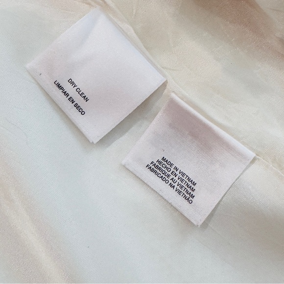 #99 ~ Anne Klein Button Front Off White Blazer Fully Lined size 12 - Picture 6 of 10